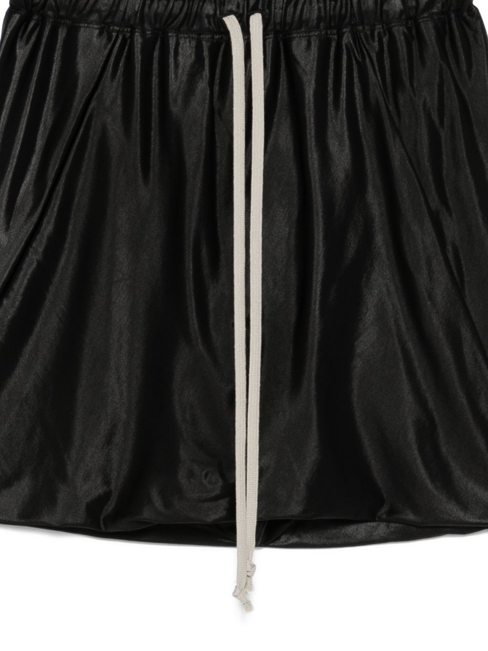 Shorts con coulisse in vita in nero Rick owens drkshdw - donna 