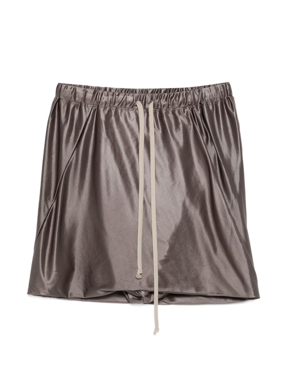 Shorts con coulisse in vita in grigio Rick owens drkshdw - donna 