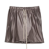 Shorts con coulisse in vita in grigio Rick owens drkshdw - donna 