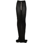 Gonna lunga con coulisse edfu in nero Rick owens drkshdw - donna 