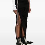 Gonna lunga con coulisse edfu in nero Rick owens drkshdw - donna 