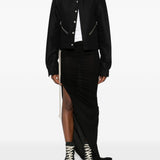 Gonna lunga con coulisse edfu in nero Rick owens drkshdw - donna 