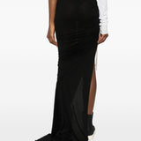 Gonna lunga con coulisse edfu in nero Rick owens drkshdw - donna 