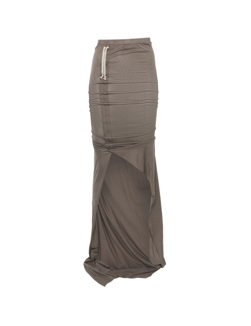 Gonna lunga Soft Edfu con spacco in grigio Rick owens drkshdw - donna 