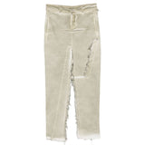 Gonna con effetto vissuto in beige Rick owens drkshdw - donna 