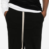 Gonna lunga con coulisse in nero Rick owens drkshdw - donna 