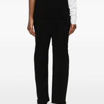 Gonna lunga con coulisse in nero Rick owens drkshdw - donna 