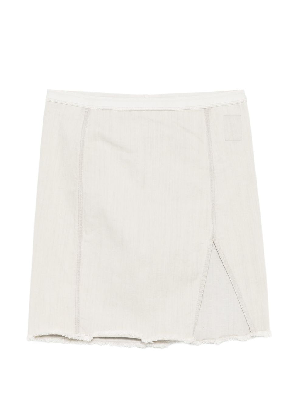 Gonna con spacchi sfilacciati in grigio Rick owens drkshdw - donna 