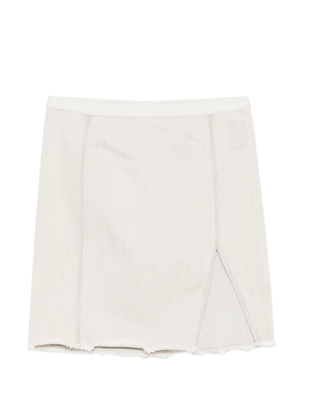 Gonna con spacchi sfilacciati in grigio Rick owens drkshdw - donna 