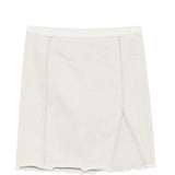 Gonna con spacchi sfilacciati in grigio Rick owens drkshdw - donna 
