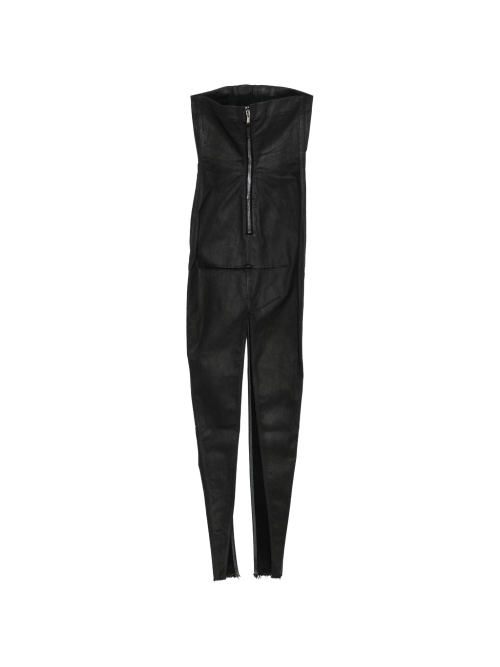 Abito lungo sliced rustier in nero Rick Owens DRKSHDW - donna 