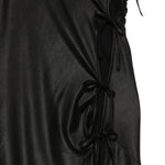 Abito lungo monospalla in nero Rick owens drkshdw - donna 