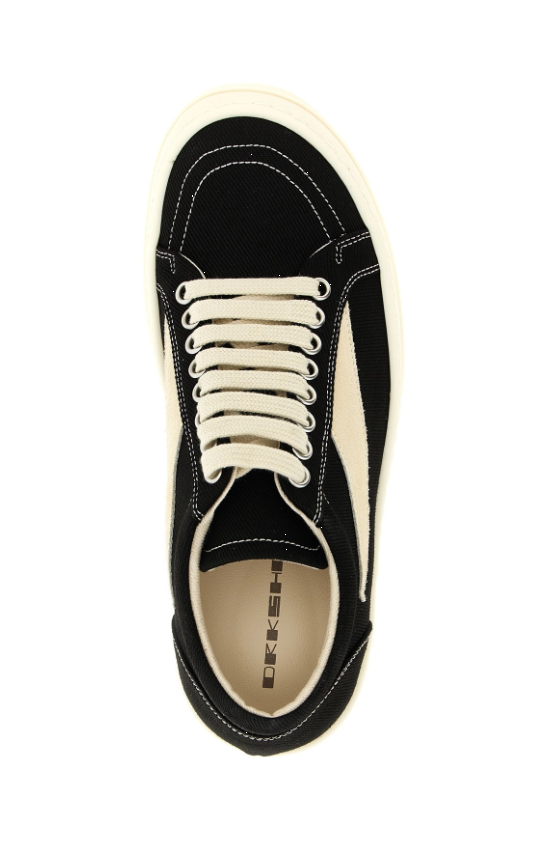 Sneakers basse vintage in nero Rick Owens Drkshdw - uomo 