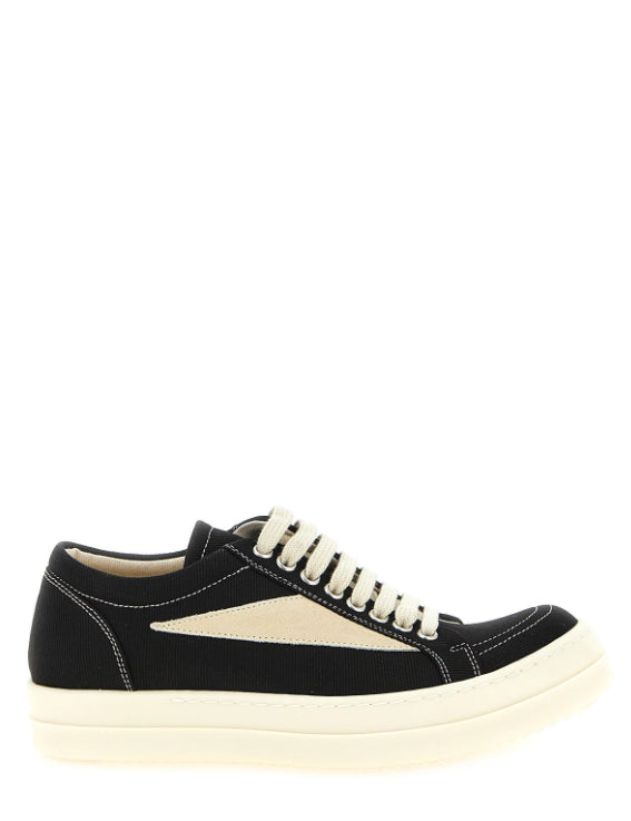 Sneakers basse vintage in nero Rick Owens Drkshdw - uomo<BR/><BR/> 