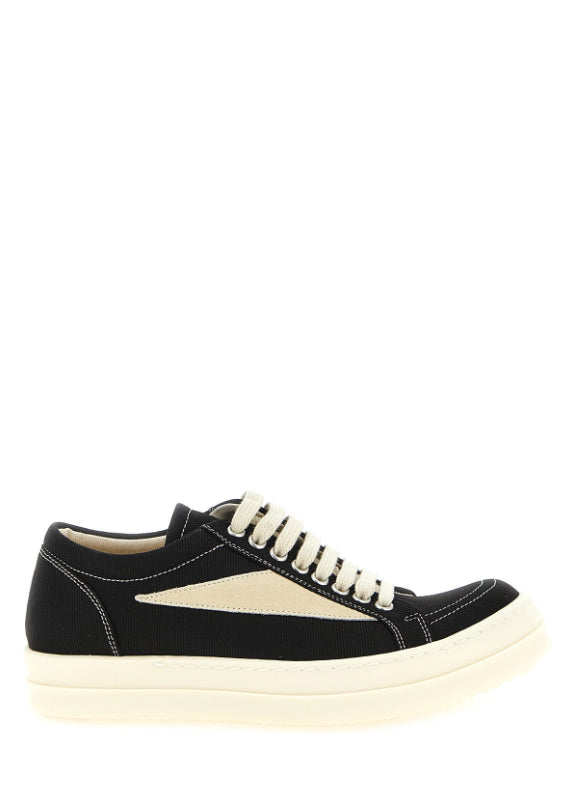 Sneakers basse vintage in nero Rick Owens Drkshdw - uomo<BR/><BR/> 