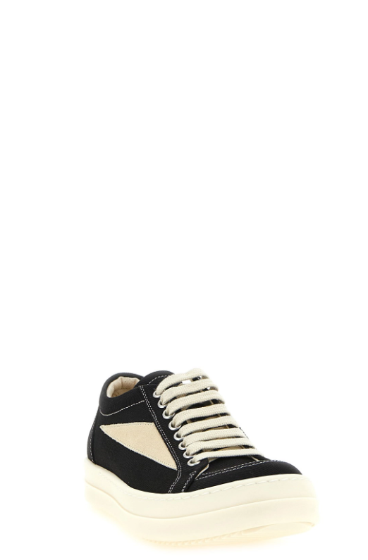 Sneakers basse vintage in nero Rick Owens Drkshdw - uomo<BR/><BR/> 