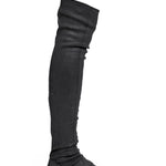 Sneakers alte in nero Rick Owens Drkshdw - uomo<BR/> 