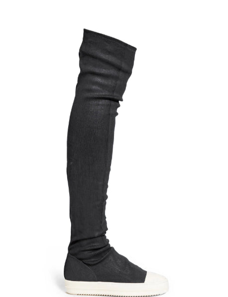 Sneakers alte in nero Rick Owens Drkshdw - uomo<BR/> 
