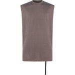 Canotta senza maniche in marrone Rick owens drkshdw - uomo 