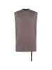 Rick Owens DRKSHDW Sleeveless Tank Top in Brown - Men's