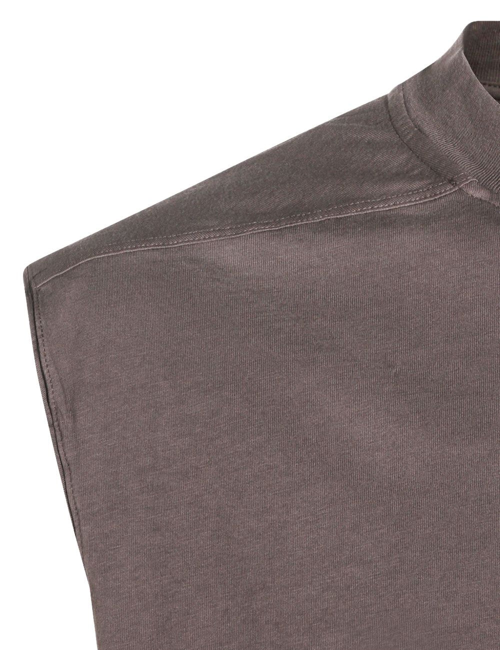 Canotta senza maniche in marrone Rick owens drkshdw - uomo 