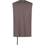 Canotta senza maniche in marrone Rick owens drkshdw - uomo 