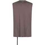 Canotta senza maniche in marrone Rick owens drkshdw - uomo 