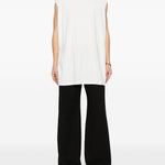 T-shirt Tarp in bianco Rick owens drkshdw - uomo 