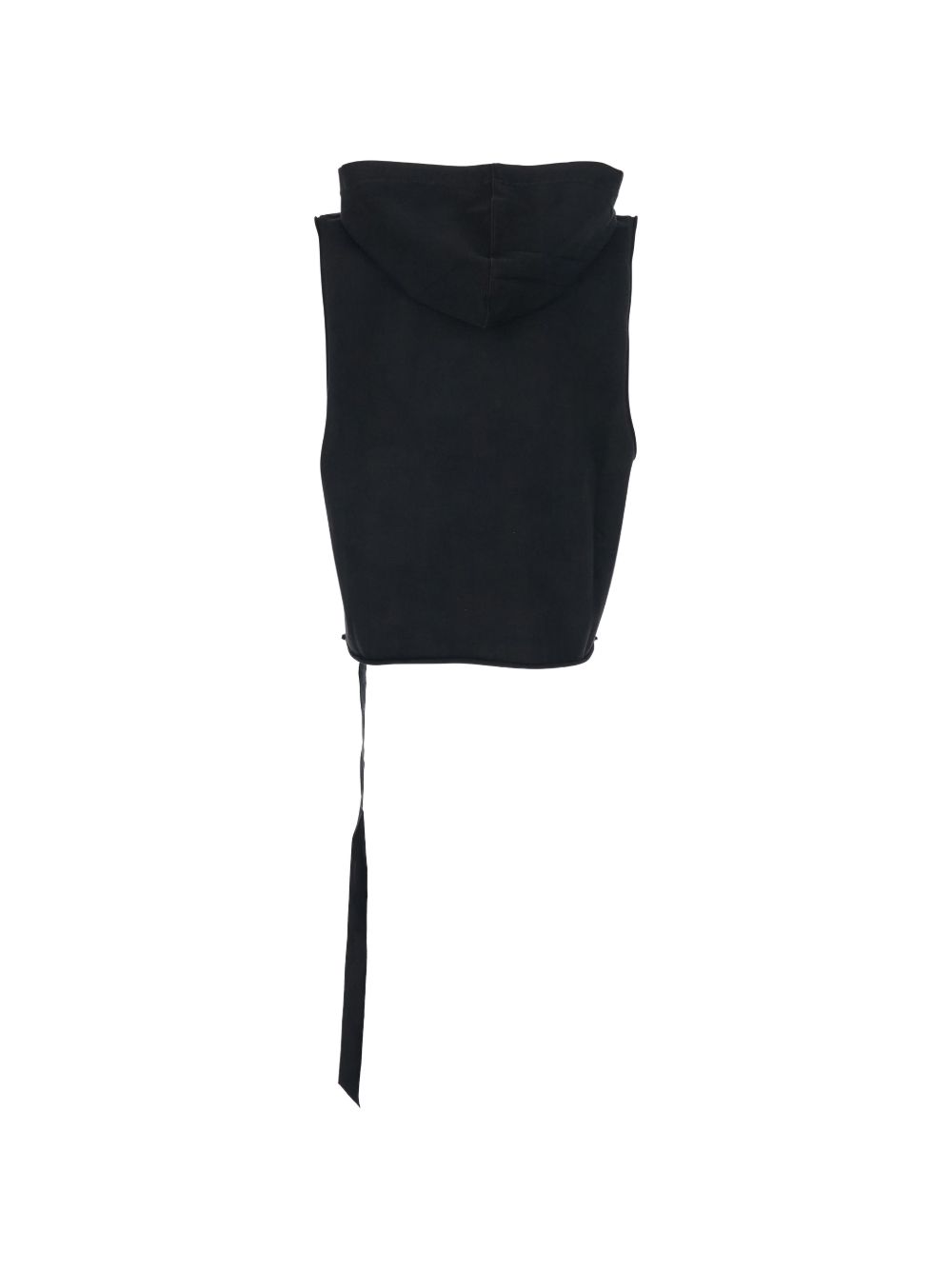 Gilet con cappuccio in nero Rick owens drkshdw - uomo 