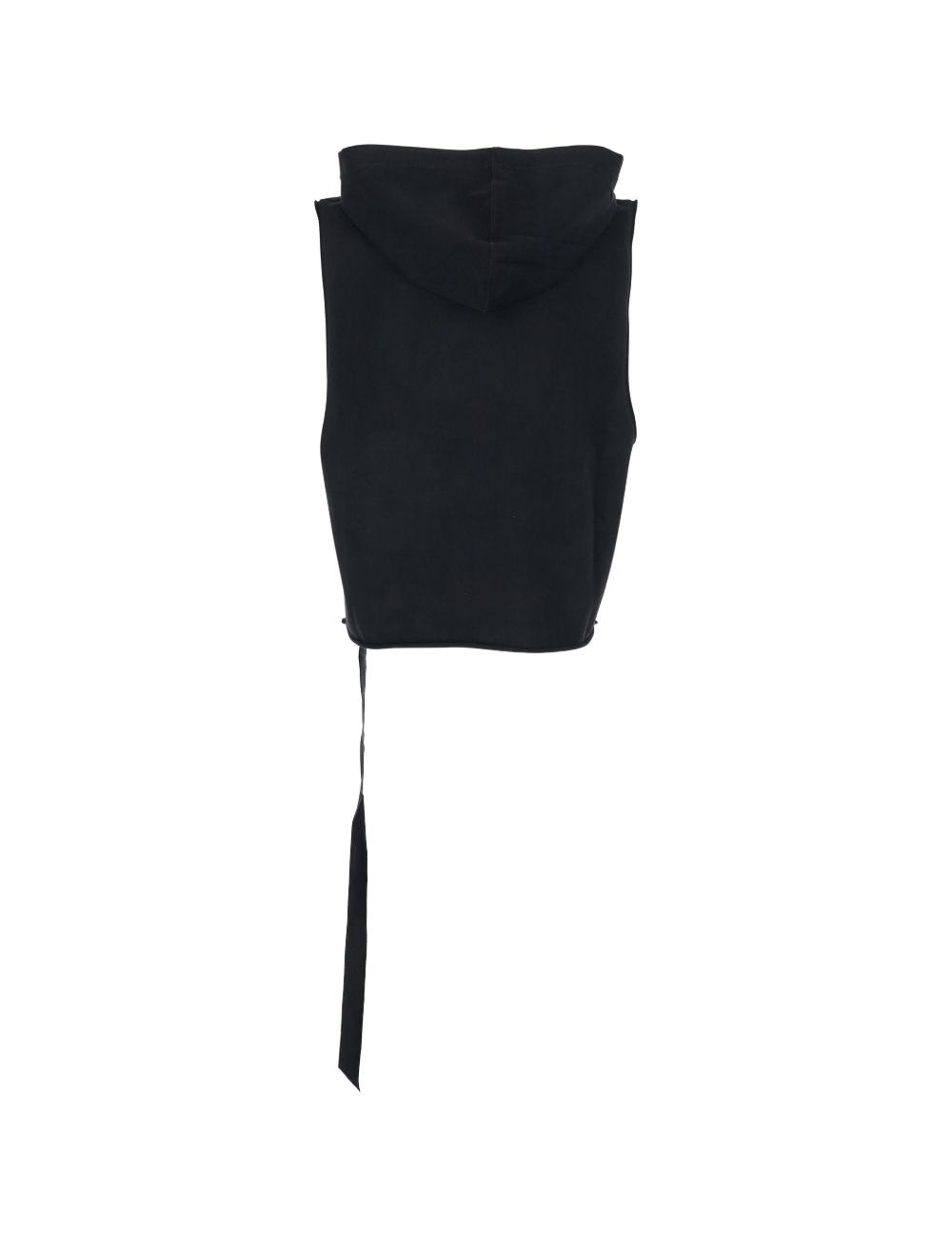 Gilet con cappuccio in nero Rick owens drkshdw - uomo 