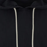 Gilet con cappuccio in nero Rick owens drkshdw - uomo 
