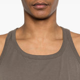 Canotta in cotone in grigio Rick owens drkshdw - uomo 