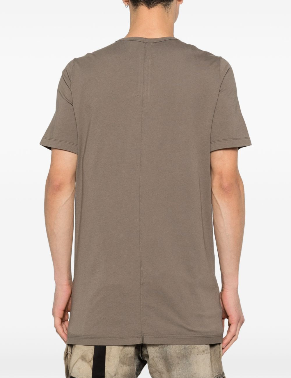 T-shirt con stampa grafica level in grigio Rick owens drkshdw - uomo 
