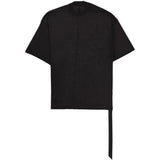 T-shirt con nastro in nero Rick owens drkshdw - uomo 
