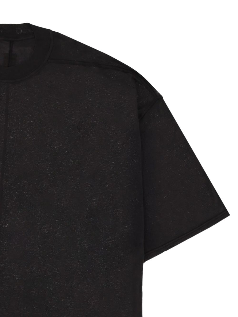 T-shirt con nastro in nero Rick owens drkshdw - uomo 