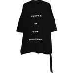 T-shirt con stampa Tommy in nero Rick owens drkshdw - uomo 