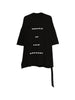 T-shirt con stampa Tommy in nero Rick owens drkshdw - uomo