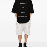 T-shirt con stampa Tommy in nero Rick owens drkshdw - uomo 