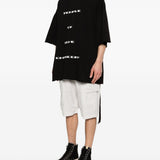T-shirt con stampa Tommy in nero Rick owens drkshdw - uomo 