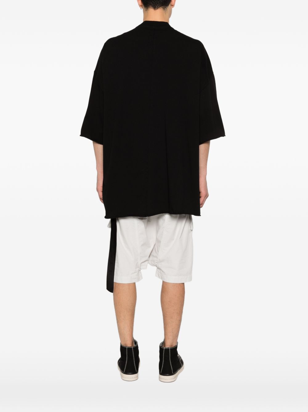 T-shirt con stampa Tommy in nero Rick owens drkshdw - uomo 