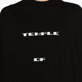 T-shirt con stampa Tommy in nero Rick owens drkshdw - uomo 