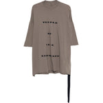 T-shirt con stampa Tommy in grigio Rick owens drkshdw - uomo 