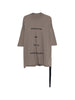 T-shirt con stampa Tommy in grigio Rick owens drkshdw - uomo