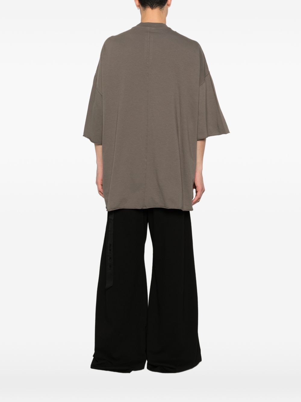 T-shirt con stampa Tommy in grigio Rick owens drkshdw - uomo 