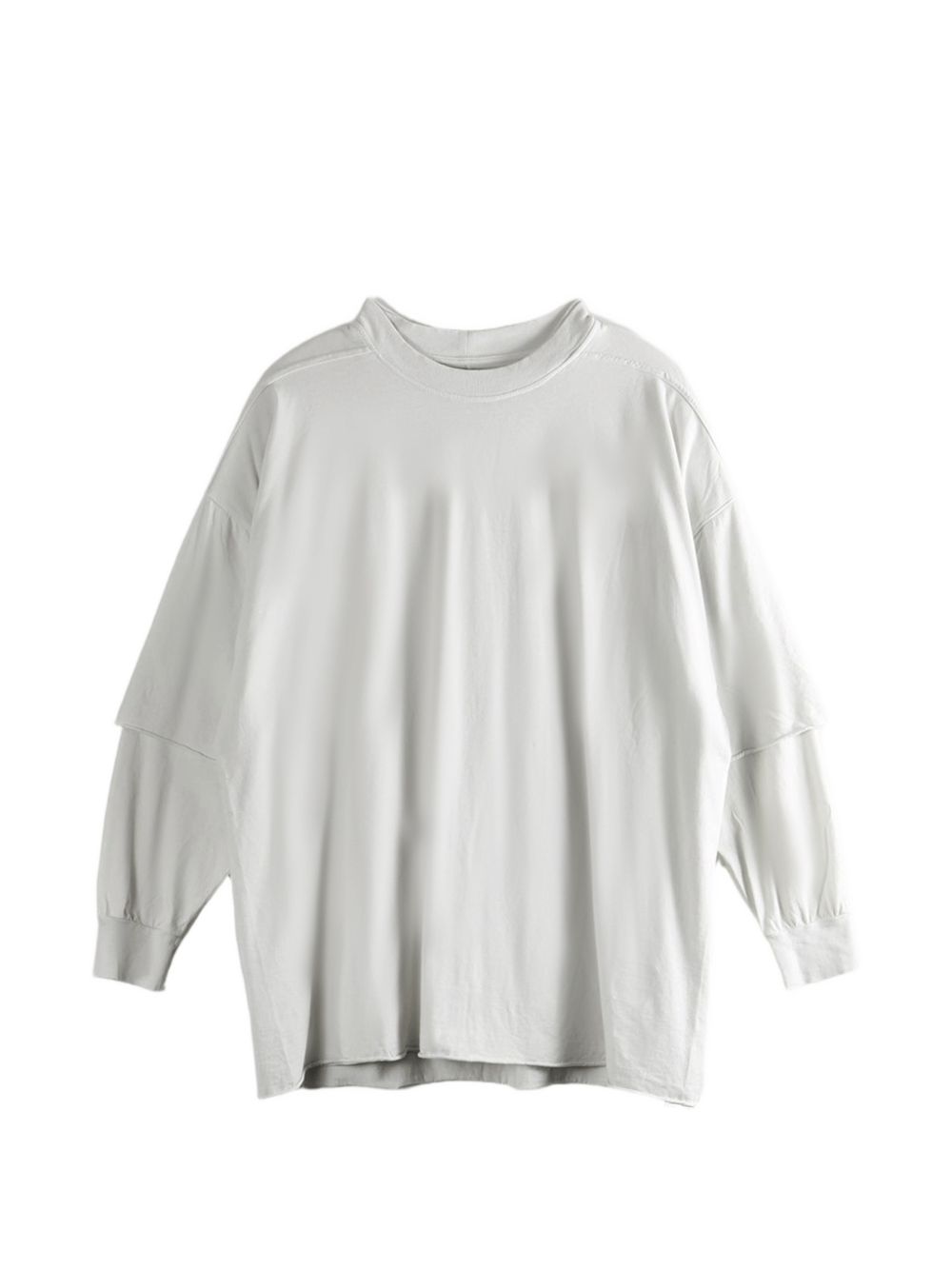 T-shirt a maniche lunghe tommy  in bianco Rick owens drkshdw - uomo 