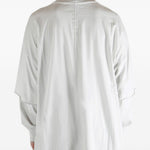 T-shirt a maniche lunghe tommy  in bianco Rick owens drkshdw - uomo 