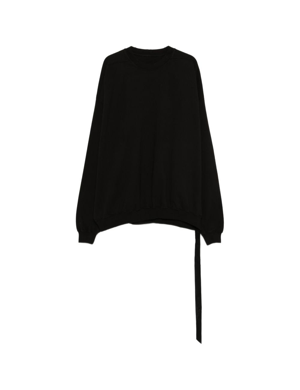 Felpa hun in nero Rick owens drkshdw - uomo 