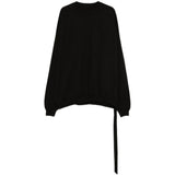Felpa hun in nero Rick owens drkshdw - uomo 