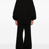 Felpa hun in nero Rick owens drkshdw - uomo 