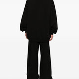 Felpa hun in nero Rick owens drkshdw - uomo 
